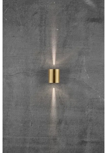 Nordlux - Applique da esterno a LED CANTO 2xLED/6W/230V IP44 ottone