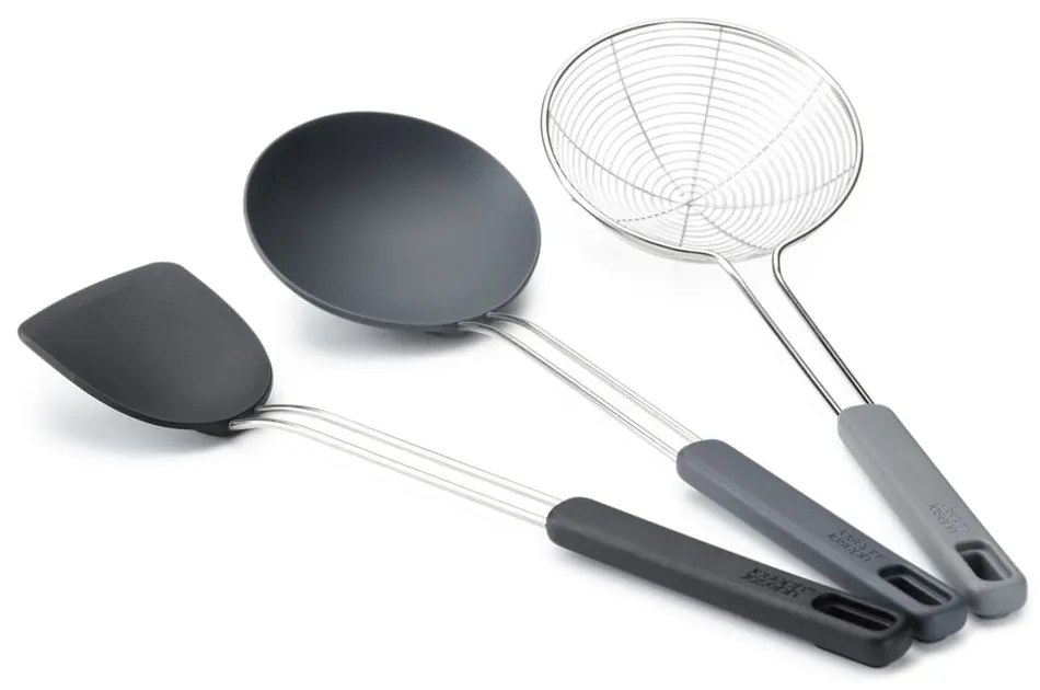 Set di utensili da cucina in acciaio inox 3 pz Fusion Wok Set – Joseph Joseph