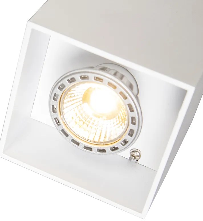 Faretto moderno bianco - Qubo 1