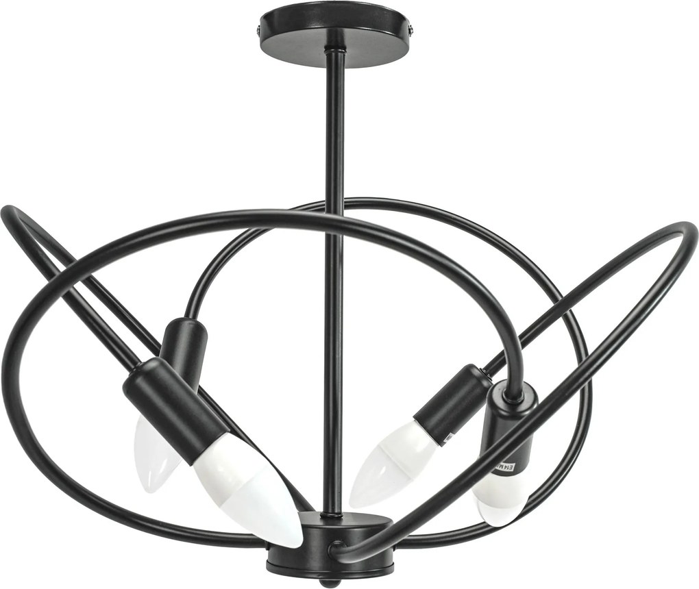 Lampada 4 Black APP1093-4C