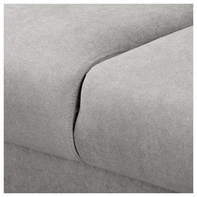 Divano angolare grigio chiaro (angolo sinistro) Beata - Ropez