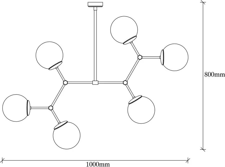 Lampadario bianco e nero con paralume in vetro Damar – Opviq lights