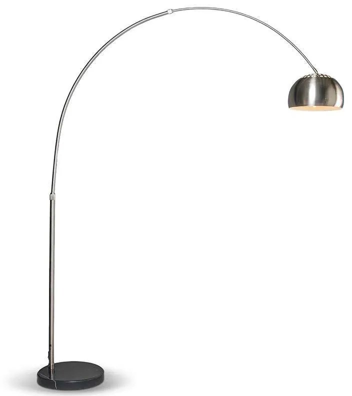 Lampada ad arco moderna in acciaio regolabile - Grande