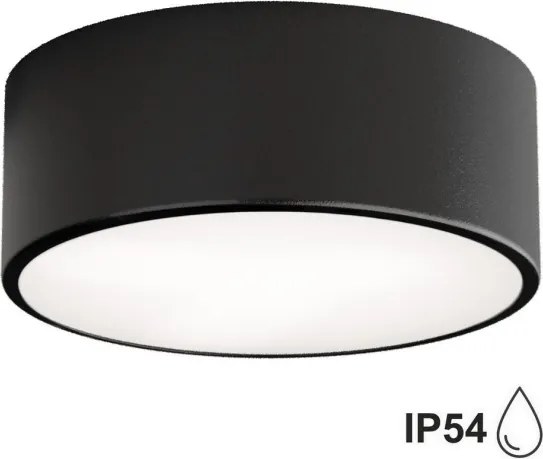 Brilagi - LED RGBW dimmerabile lampada da soffitto per bagno CLARE 1xE27/9W/230V IP54 Wi‑Fi nera