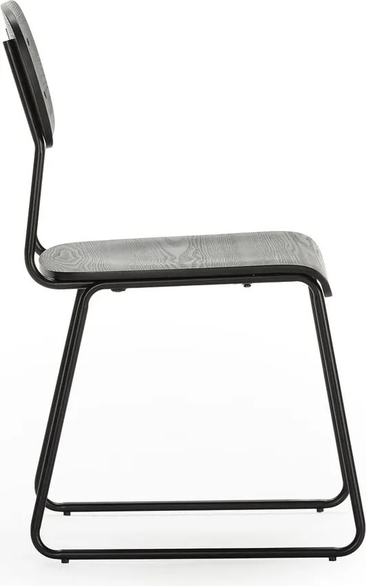 Set di sedie da pranzo nere 2 pz Aira - Marckeric