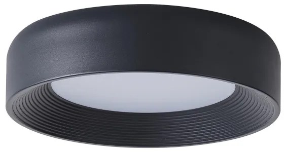 Plafoniera LED LED/30W/230V 3000K nero diametro 40 cm