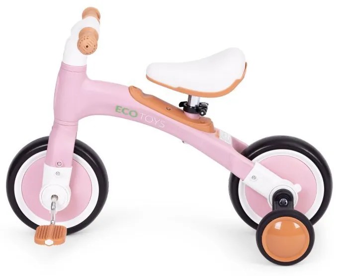 Scooter con pedali rosa