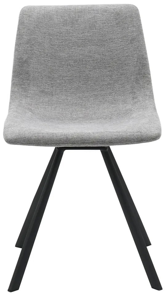 Sedia da pranzo grigio chiaro Yukon - Unique Furniture