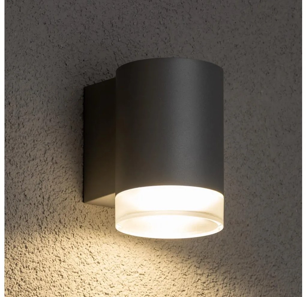 Brilagi - Applique da esterno MATERA 1xGU10/30W/230V grigio IP54