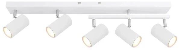 Globo 57911-5W - Faretto ROBBY 5xGU10/35W/230V bianco