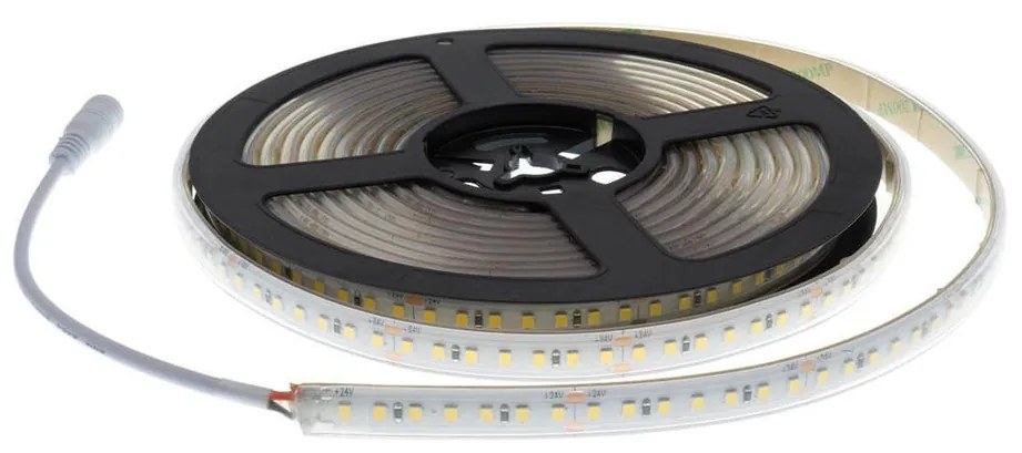 Striscia LED Professional 2835/140 - IP67 - 15W/m - 5m - 24V Colore Bianco Freddo 6.000K