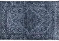 Tappeto blu scuro Jacquard 290x200 cm Argentella