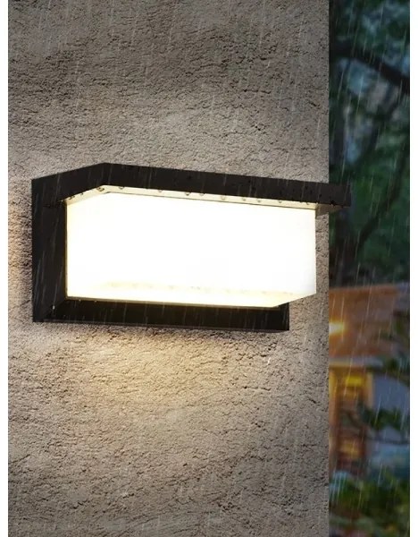 Applique a LED da esterno NEELY 1xE27/9W/230V 3000K IP54 nero