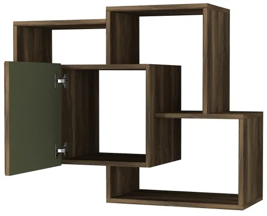 Mensola da parete ARCO 73x79,2 cm marrone/verde