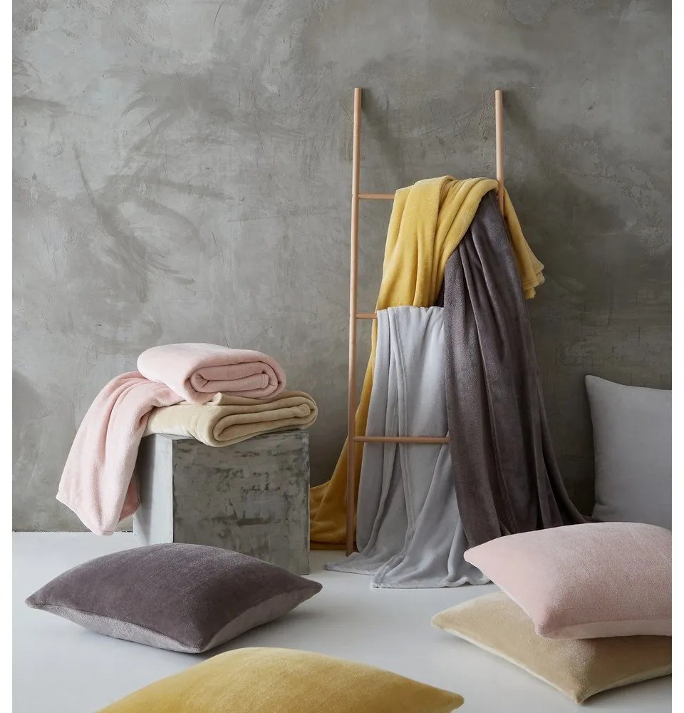 Coperta grigio scuro in micropile 130x170 cm Raschel Velvet – Catherine Lansfield