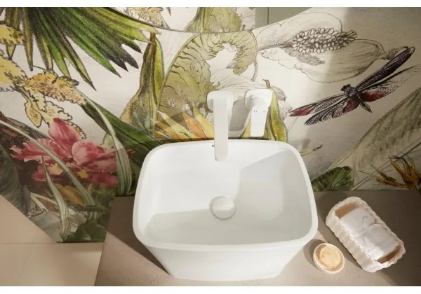 KFA Armatura 4529-810-44 - Miscelatore per lavabo ad incasso MALAGA bianco