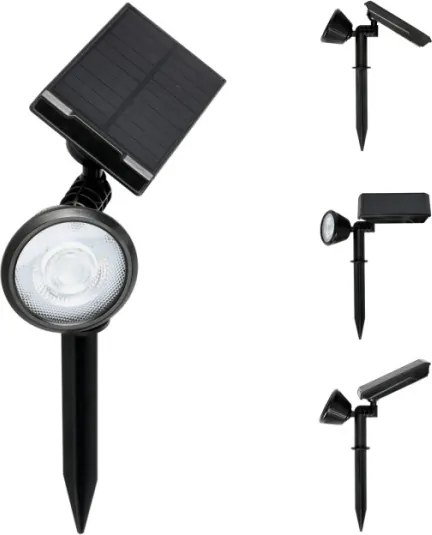 Lampada solare a LED LANCE LED/3,7V 6000K IP44 1500 mAh