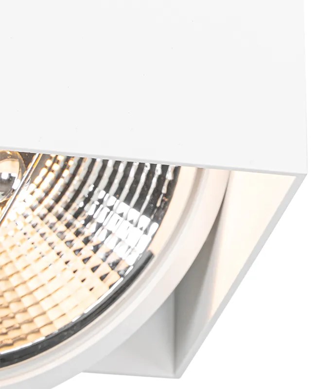 Faretto di design con AR111 rettangolare 2 luci - Box