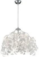 Lampadario a foglie bianco Leavy Trio