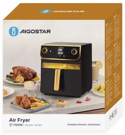 Aigostar - Friggitrice a d'aria 8l 1700W/230V