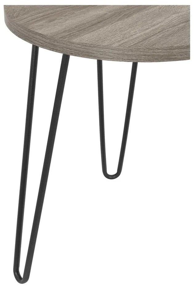 Tavolino marrone e grigio , ø 50 cm Owen - Støraa