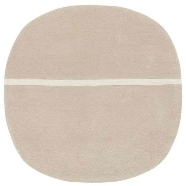 Normann Copenhagen - Oona Rug 140x140 Sand Normann Copenhagen