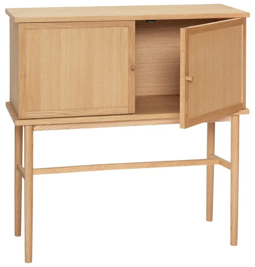 Mobiletto in rovere naturale 90x90 cm Dash - Hübsch