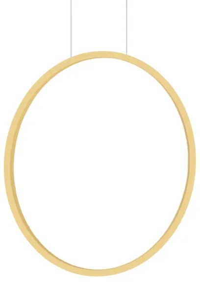 Lampadario LED SATURNO LED/28W/230V Ø 50 cm IP44 oro