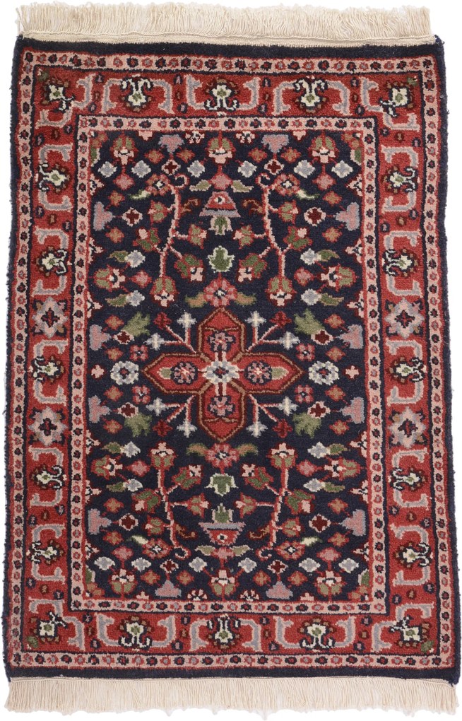 Persian Tappeto 60 x 90 (Indian) Annodato A Mano