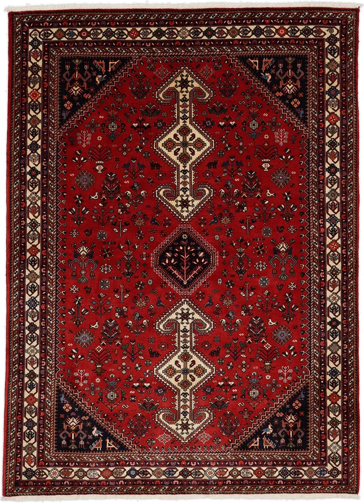 Nasrabad Tappeto 230x170 (Iran) Annodato A Mano