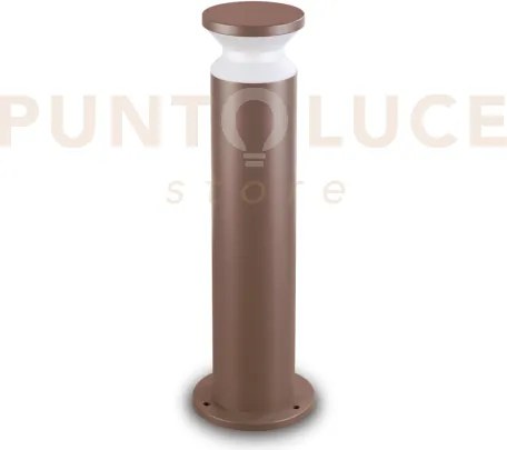Torre paletto 1 luce attacco e27 60cm ip65 coffee