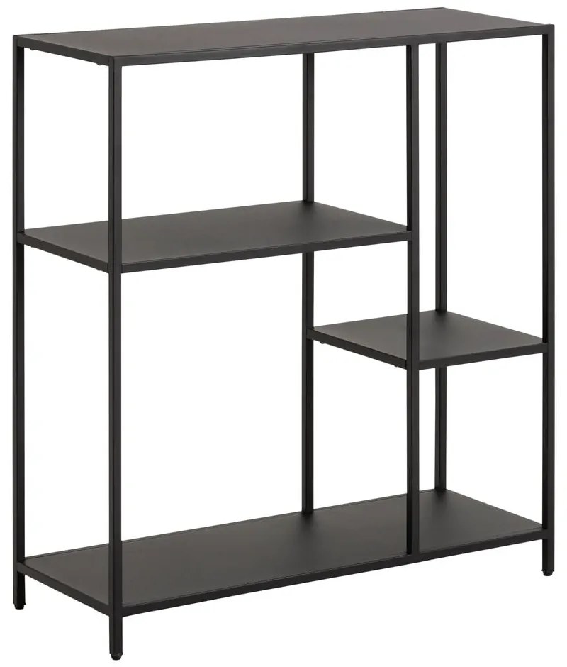 Libreria nera in metallo 80x86 cm Newcastle - Actona