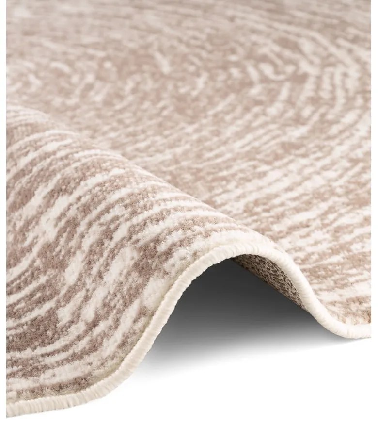 Tappeto rotondo beige/color crema ø 120 cm Gloria Cavallo – Hanse Home