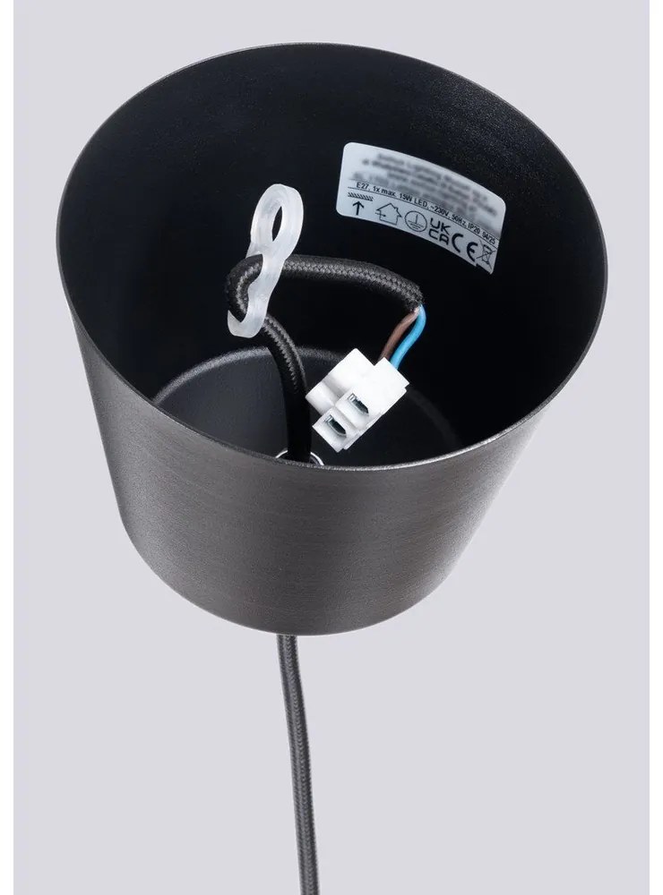 Lampadario nero ø 35 cm Vito – Sollux