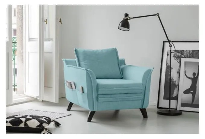 Poltrona azzurra Charming Charlie - Miuform