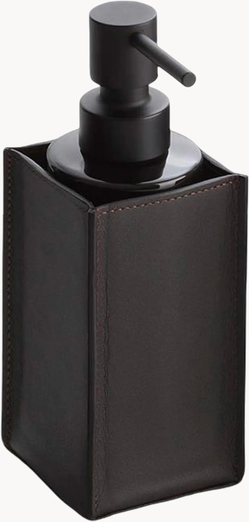 Dispenser sapone in pelle Nappa