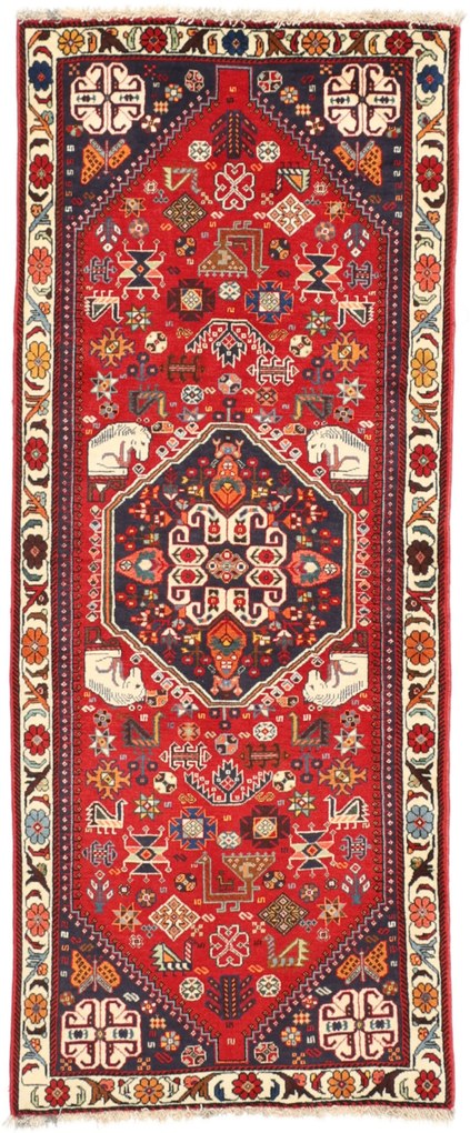 Gashghai Tappeto persiano 190x80 (Iran) Annodato A Mano
