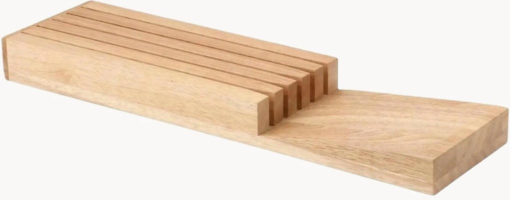 Inserto per cassetto portacoltelli in legno di gomma Ben