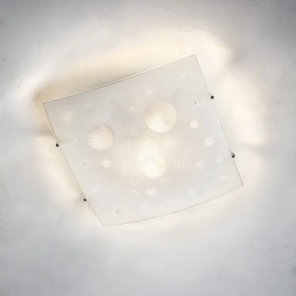 Redo 05-904 - Plafoniera ISIDE 1xE27/42W/230V 30x30 cm trasparente