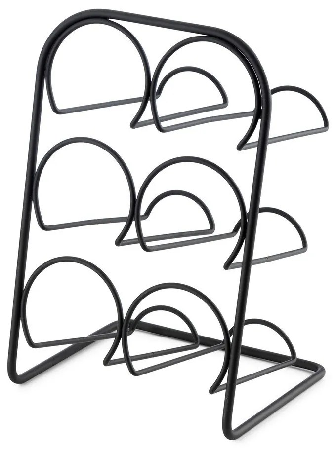 Portabottiglie in metallo per 6 bottiglie - Compactor