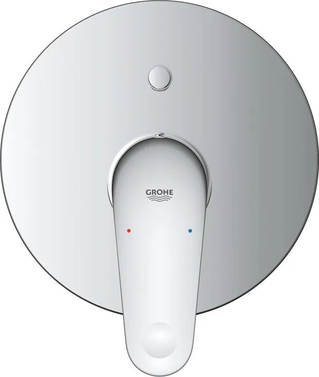 Rubinetto per vasca getto laminare cristallino Swift per muro argento cromato GROHE