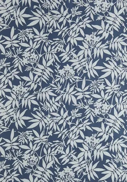 Farrow & Ball Carta da parati Jasmine - Stiffkey Blue/ Skylight