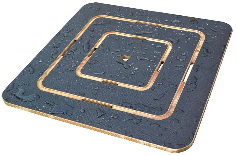 Pedana doccia in legno marino 60 x 60 antiscivolo Supergrip ideale per piatto doccia 80 x 80