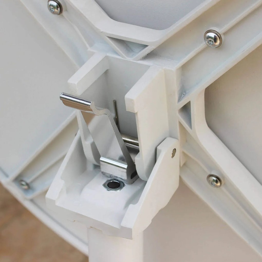 OPERA - tavolo da giardino in acciaio diametro 60