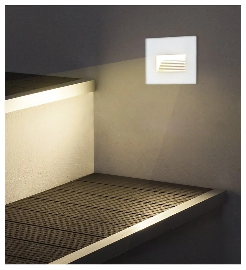 Segnapasso LED per scatola 503 4W IP65 Luce Asimmetrica Colore Bianco Naturale 4.200K