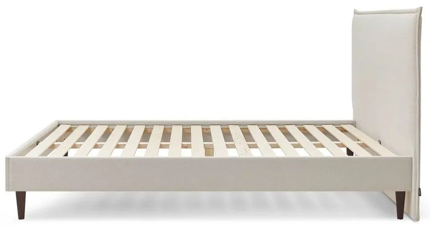 Letto matrimoniale imbottito beige con griglia 180x200 cm Sary - Bobochic Paris