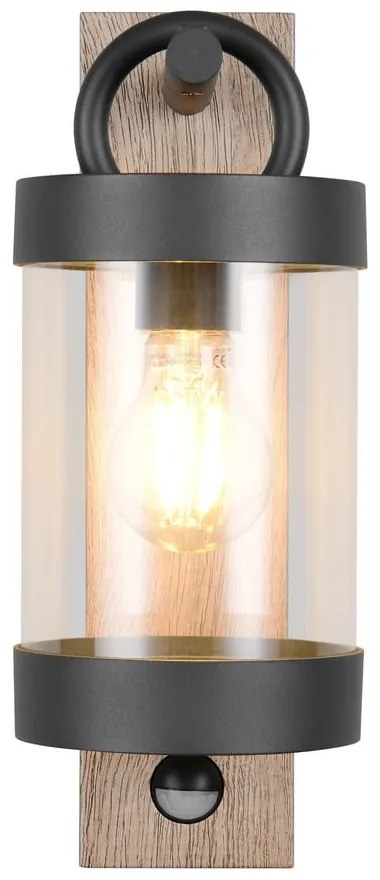 Illuminazione esterna con sensore di movimento da parete (altezza totale 33 cm) Sambesi – Trio