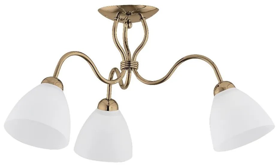 Lampadario a plafone ARIEL 3xE27/15W/230V oro