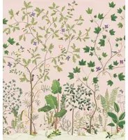 Sanderson Wandbild Sycamore and Oak - Wild Rose