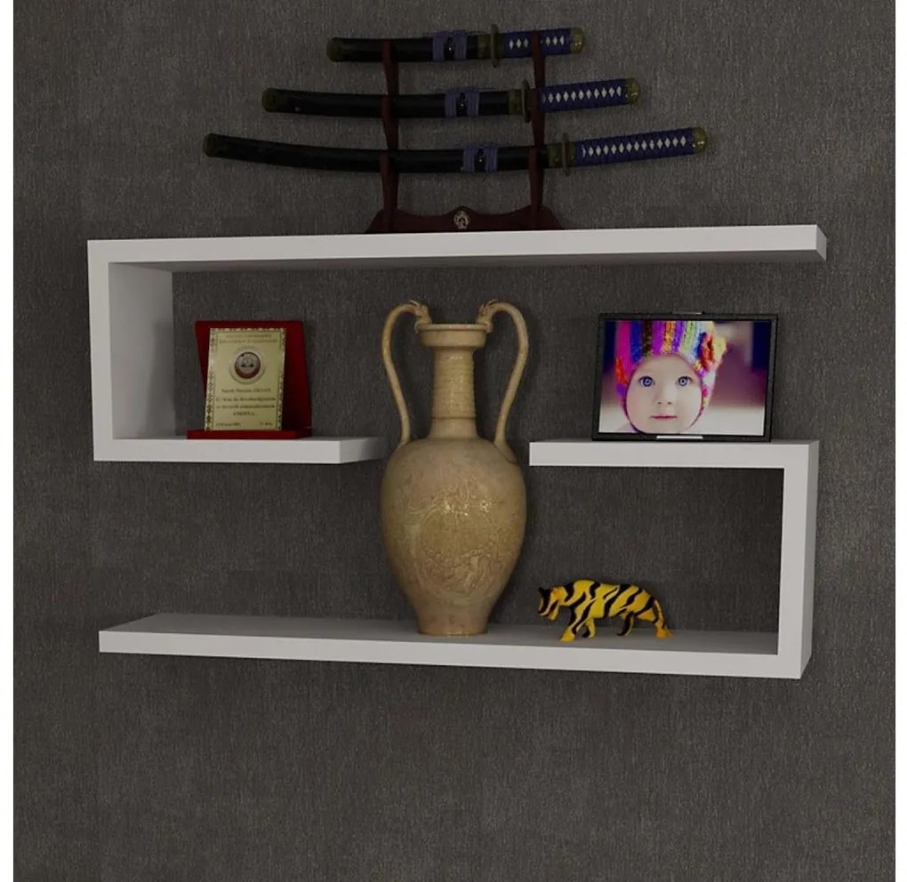 SET 2x Mensola JENIKA bianca